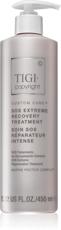 TIGI Copyright SOS αναγεννητική και ανανεωτική μάσκα για κατεστραμμένα, χημικά επεξεργασμένα μαλλιά
