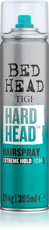 TIGI Hard Head Hairspray extra strong hold hairspray