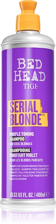 TIGI Serial Blonde Purple Toning Shampoo μωβ τονωτικό σαμπουάν για ξανθά και με ανταύγειες μαλλιά