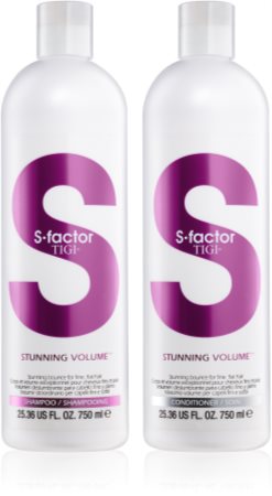 TIGI S-Factor Stunning Volume kosmetická sada IV. (pro jemné vlasy) pro ženy