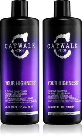 TIGI Catwalk Your Highness Economy Pack VIII. (for Fine Hair) for Women