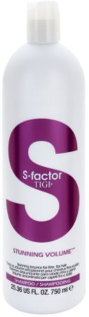 tigi s factor stunning volume шампунь для тонких волос без объема