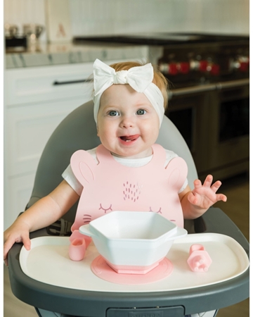 Tiny Twinkle Silicone Roll-up Bibs babero