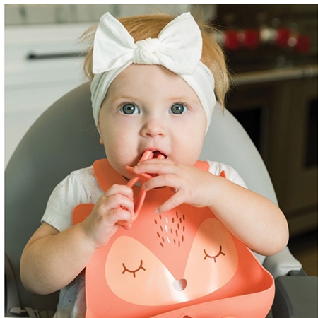 Tiny Twinkle Silicone Roll-up Bibs babero