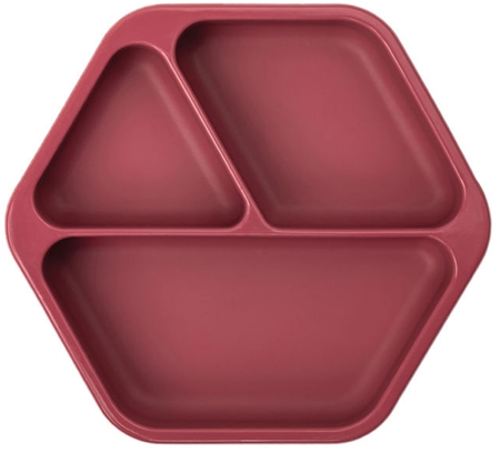 Tiny Twinkle Silicone Plate plato con compartimentos
