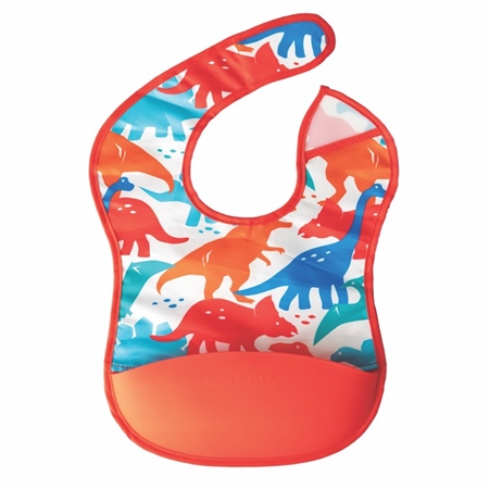 Tiny Twinkle Bib Red Dino babero