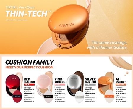 TIRTIR Mask Fit AI Filter Cushion Long-Lasting Foundation Cushion with matt effect