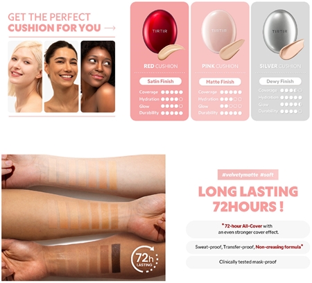 TIRTIR Mask Fit All Cover Cushion Mini Mattifying Cushion Foundation