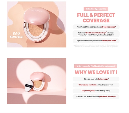 TIRTIR Mask Fit All Cover Cushion Mini Mattifying Cushion Foundation