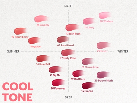 TIRTIR Waterism Glow Tint Long-Lasting Lip Gloss with moisturising effect