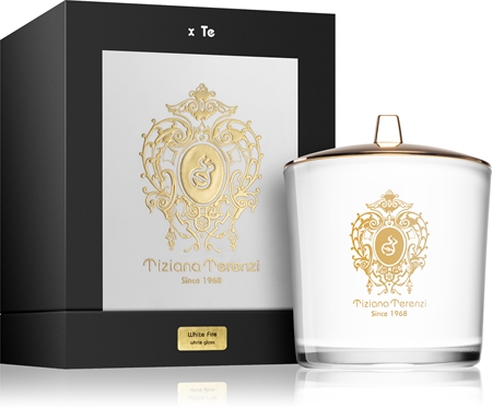 Tiziana Terenzi White Fire scented candle with wooden wick