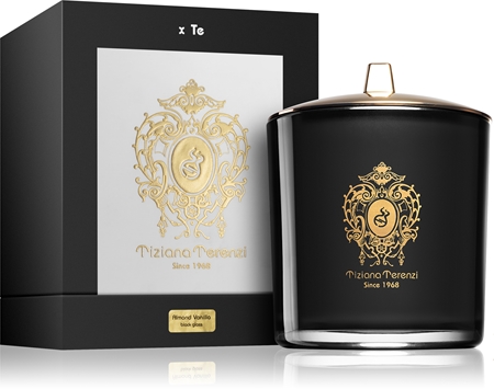 Tiziana Terenzi Almond Vanilla candela profumata con stoppino in legno