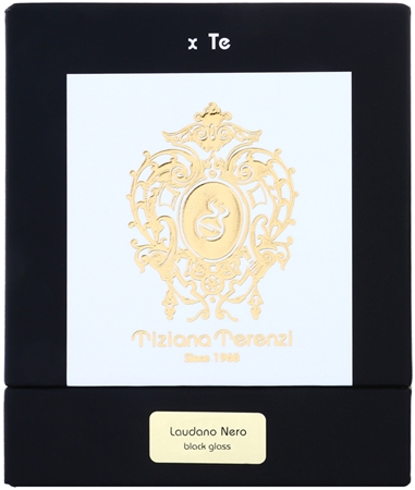Tiziana Terenzi Black Laudano Nero scented candle with cap