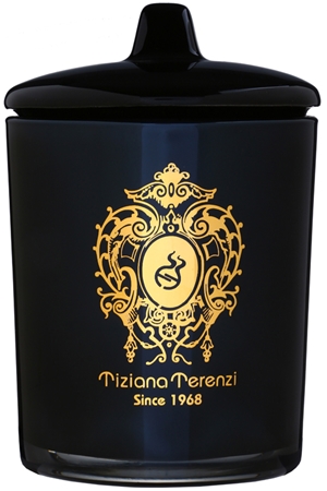 Tiziana Terenzi Black Laudano Nero scented candle with cap
