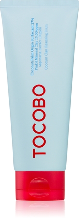 TOCOBO Coconut Clay Cleansing Foam espuma de limpeza profunda com argila
