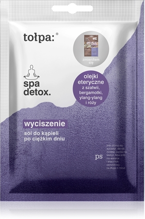 Tołpa Spa Detox Badesalz mit Torf mit Lavendel