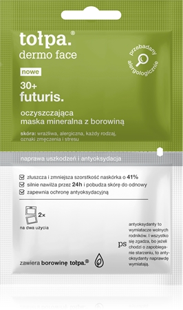 Tołpa Dermo Face Futuris 30+ máscara de limpeza com minerais