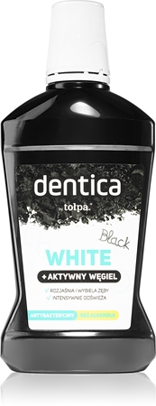 Tołpa Dentica Black White Apa de gura pentru albire cu particule de carbon