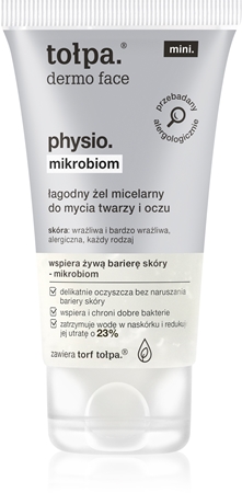 Tołpa Dermo Face Physio Mikrobiom puhdistava miselligeeli