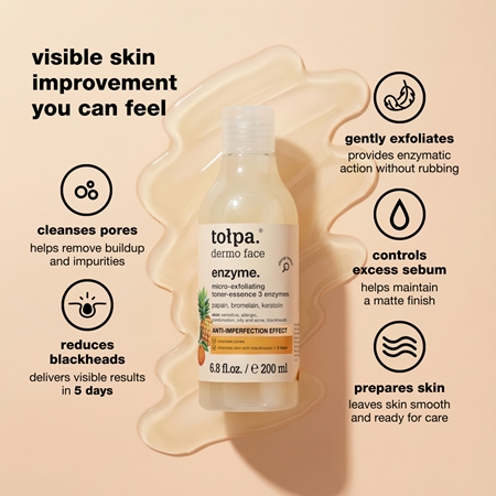 Tołpa Dermo Face Enzyme emulsione detergente effetto scrub