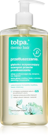 Tołpa Dermo Hair Djupt ren- och klargörande schampo För fett hår