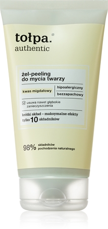 Tołpa Authentic delikatny peeling żelowy do twarzy