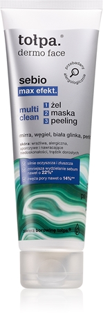 Tołpa Dermo Face Sebio Max Efect čisticí maska a peeling pro problematickou pleť, akné