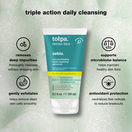 Tołpa Dermo Face Sebio Cleansing Gel Scrub for the face
