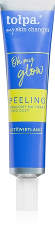 Tołpa My Skin Changer Oh My Glow rozjasňující peeling na obličej a oční okolí