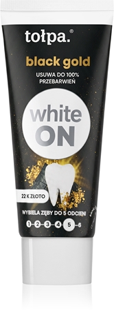 Tołpa On White Black Gold Whitening Toothpaste
