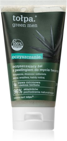 Tołpa Green Men gel esfoliante de limpeza com efeito hidratante