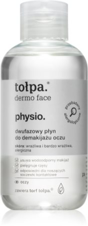 Tołpa Dermo Face Physio removedor de maquilhagem de olhos com dois componentes para o fortalecimento das pestanas