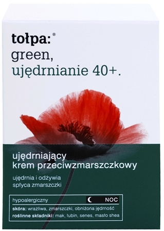 Tołpa Green Firming 40+ zpevňující noční krém s protivráskovým účinkem