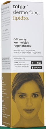 Tołpa Dermo Face Lipidro krem odżywczy na noc o działaniu regenerującym
