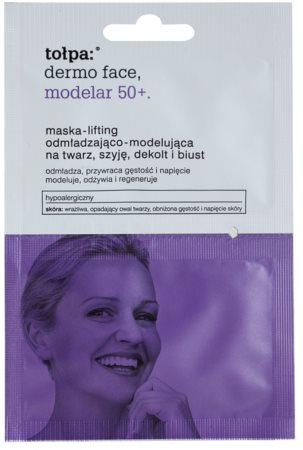 Tołpa Dermo Face Modelar 50+ Straffende Lifting-Maske für Gesicht, Hals und Dekolleté