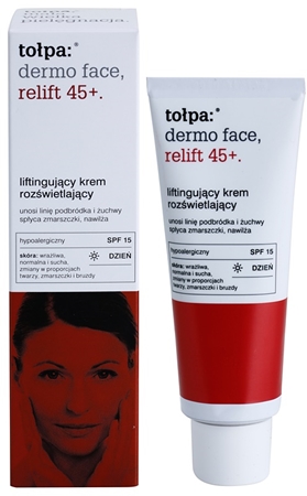 Tołpa Dermo Face Relift 45+ aufhellende Lifting-Creme LSF 15