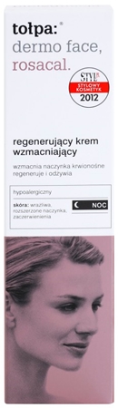 Tołpa Dermo Face Rosacal noční regenerační krém pro citlivou pleť se sklonem ke zčervenání