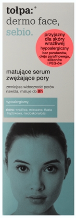 Tołpa Dermo Face Sebio mattierendes Serum zur Verkleinerung erweiterter Poren