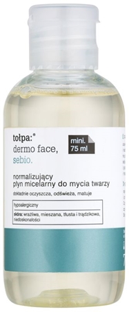 Tołpa Dermo Face Sebio água micelar de limpeza para pele com imperfeições