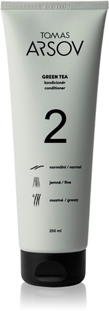 Tomas Arsov Green Tea Rinse Off Conditioner kasdienis kondicionierius lūžinėjantiems plaukų galiukams