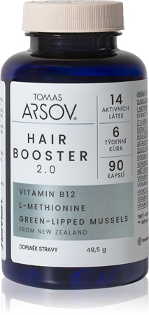 Tomas Arsov Hair Booster 2.0 kapsuly pre vlasy, nechty a pokožku