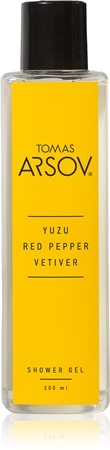 Tomas Arsov Yuzu Red Pepper Vetiver gel de duche perfumado com efeito hidratante