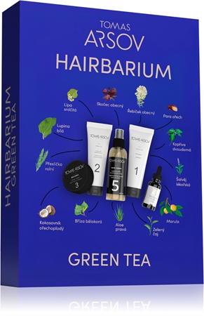 Tomas Arsov Green Tea Hairbarium dárková sada