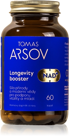 Tomas Arsov Longevity Booster Nad+ kapsle pro udržení vitality