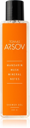 Tomas Arsov Mandarin Musk Mineral Notes Shower gel parfymerad duschgel med återfuktande effekt