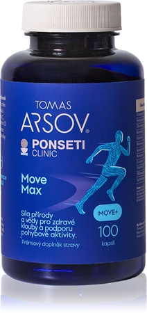 Tomas Arsov MOVE MAX kapsle pro podporu zdraví pohybové soustavy