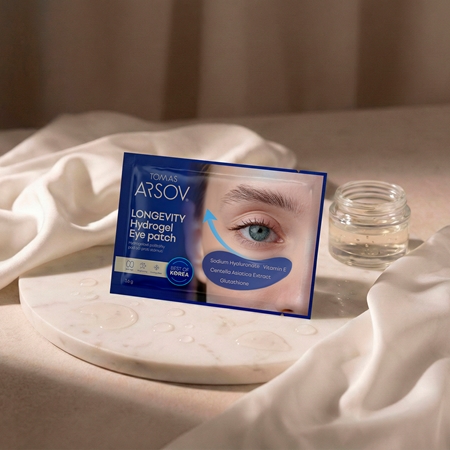 Tomas Arsov Longevity Hydrogel Eye patch Hydrogel-Pads gegen die Alterung