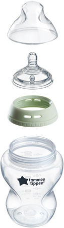 Tommee Tippee Closer To Nature Glass önsterilizáló cumisüveg