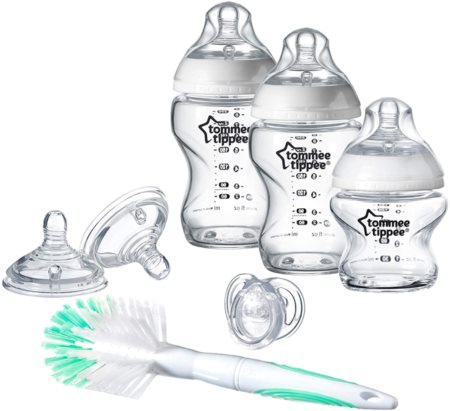Tommee Tippee C2N Closer to Nature Newborn Starter Kit lahjasetti Glass (vauvoille)