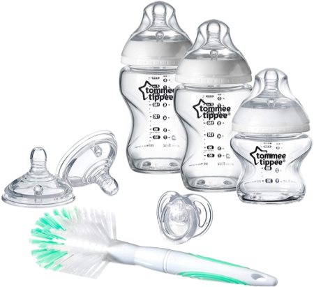Tommee Tippee Closer To Nature Newborn Starter Kit set cadou Glass